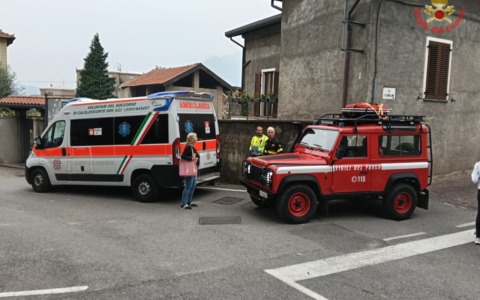 Incidente a Somasca sulla scalinata: 74enne in condizioni serie