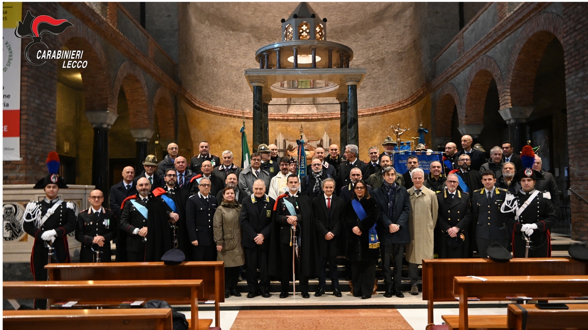 Lecco rende omaggio alla Virgo Fidelis e ai figli dei Carabinieri caduti