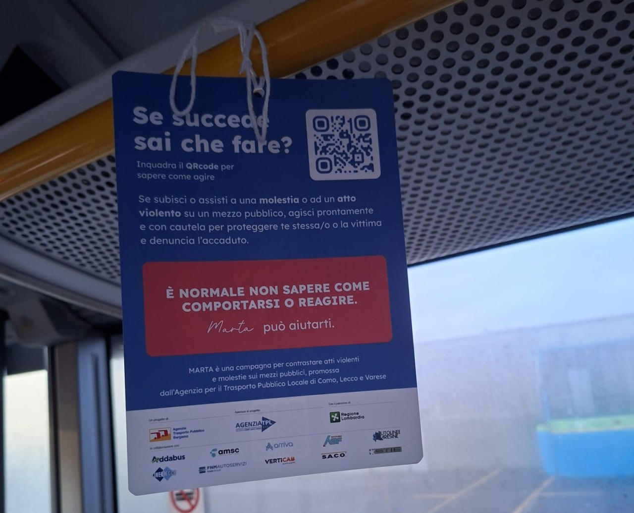 Sicurezza sui mezzi pubblici: arriva “Marta” a Lecco, Como e Vasrese