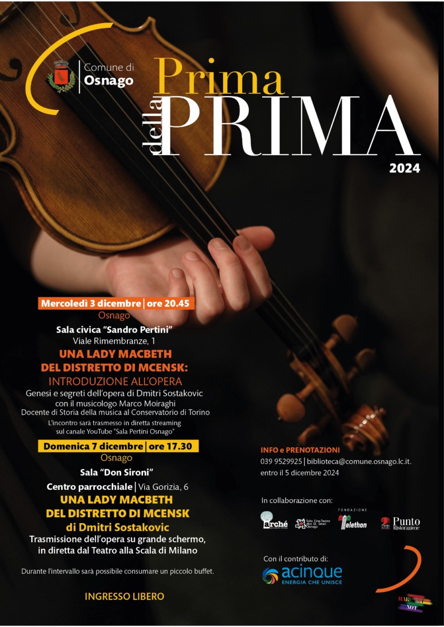 “Prima della prima”, l’opera lirica arriva a Osnago