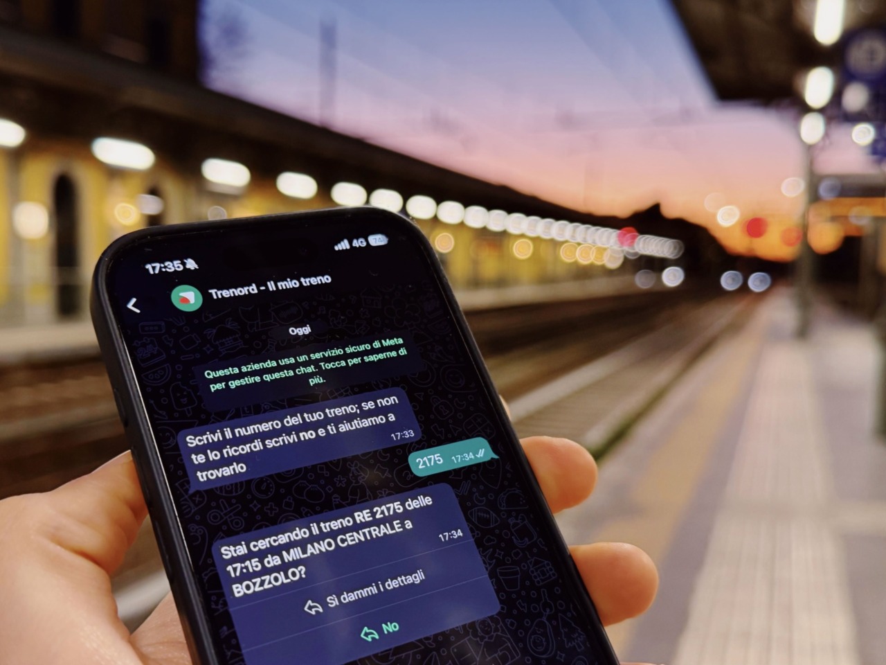 Trenord viaggia su Whatsapp: in arrivo “Il mio treno” il nuovo servizio di infomobilità via chat