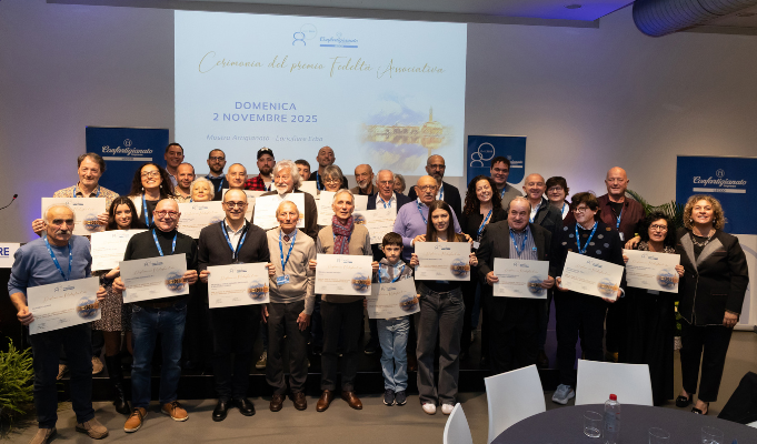 Fedeltà Associativa: Confartigianato Lecco premia gli associati storici