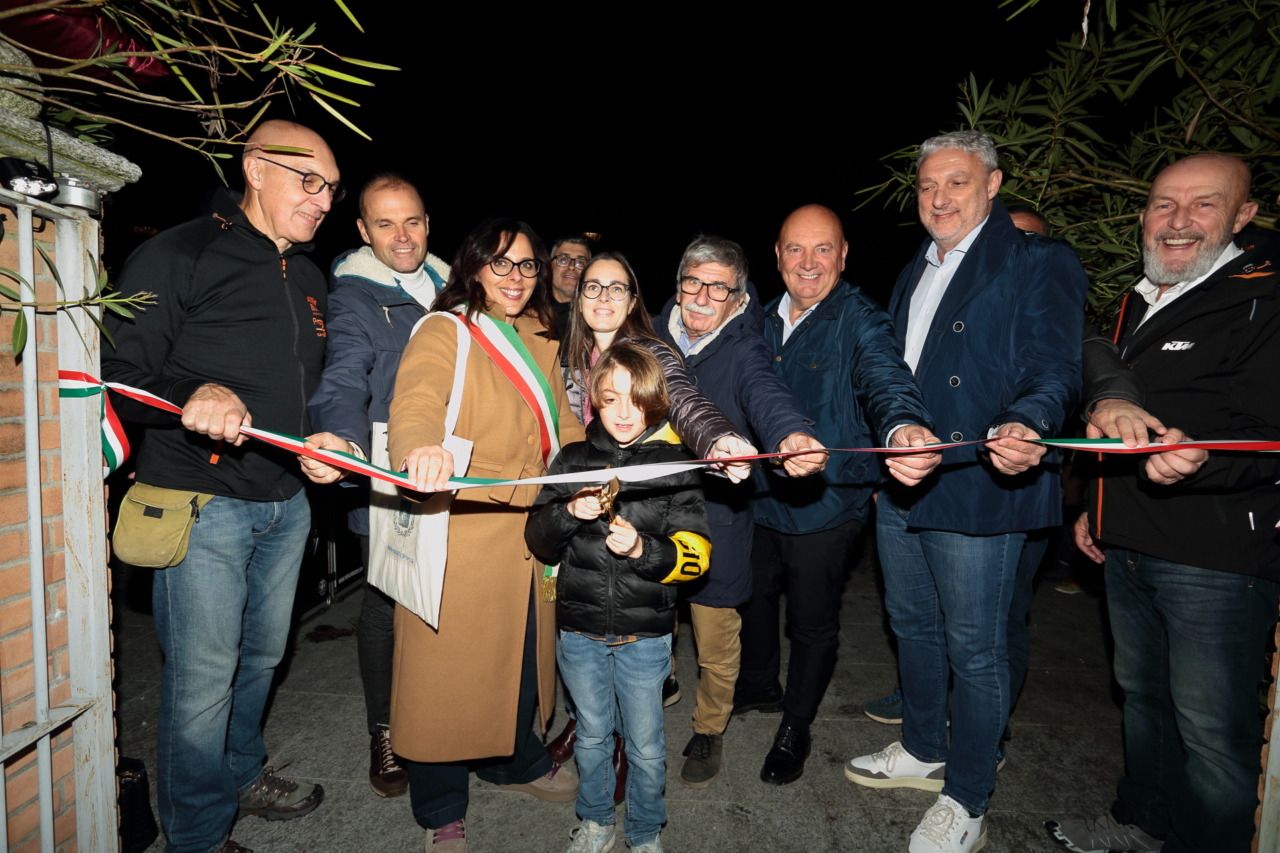 Taglio del nastro per la nuova sede del Torrevilla Bike