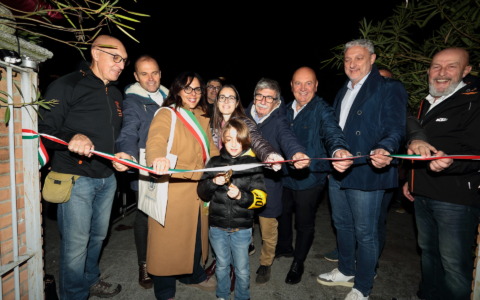 Taglio del nastro per la nuova sede del Torrevilla Bike