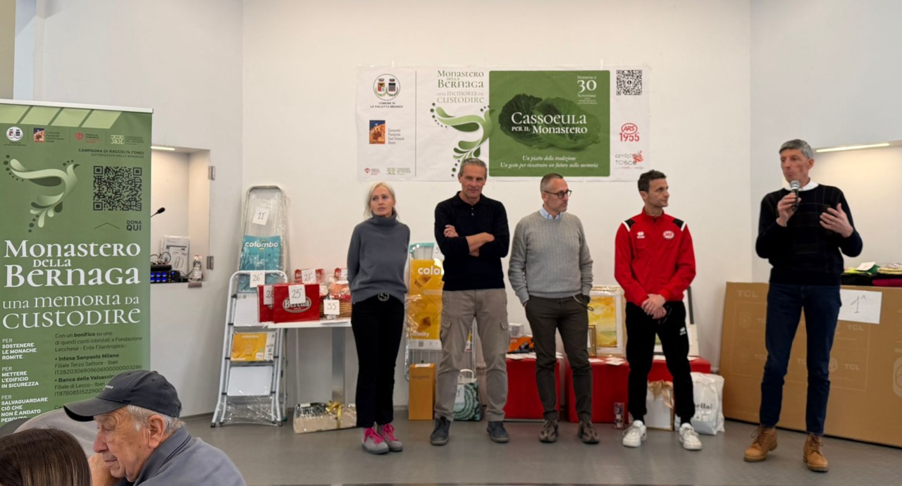 Un successo la «Cassoeula per il Monastero»: raccolti 7mila euro per la Bernaga