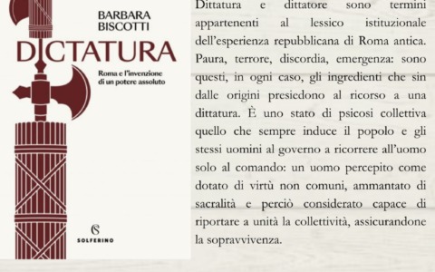 “Dictatura”, il 16 dicembre la presentazione del libro della Prof.ssa Barbara Biscotti