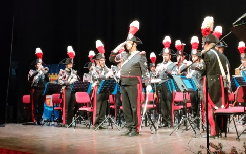 Un concerto della Fanfara per celebrare i 30 anni dei Carabinieri provinciali