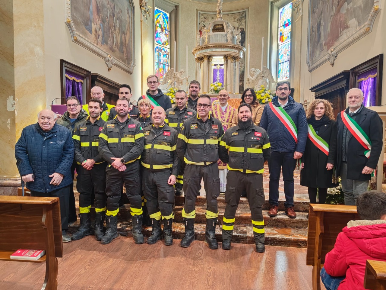 Vigili del Fuoco in festa per Santa Barbara, riconoscimenti per i volontari
