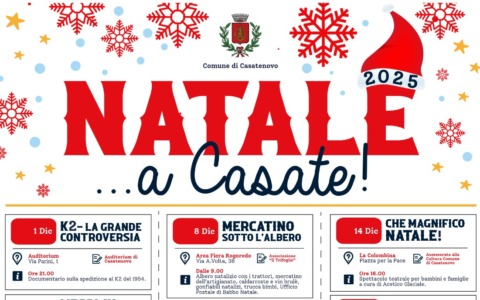 Natale a Casate: tante iniziative per tutta la comunità