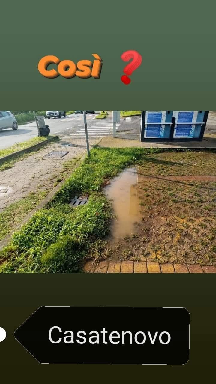 Il parcheggio dei disabili si allaga: “E’ dal 2018 che l’ho segnalato…”