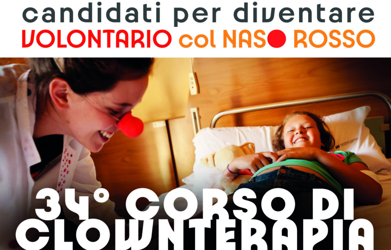Volontari “col naso rosso”: parte il 34° corso di Clownterapia