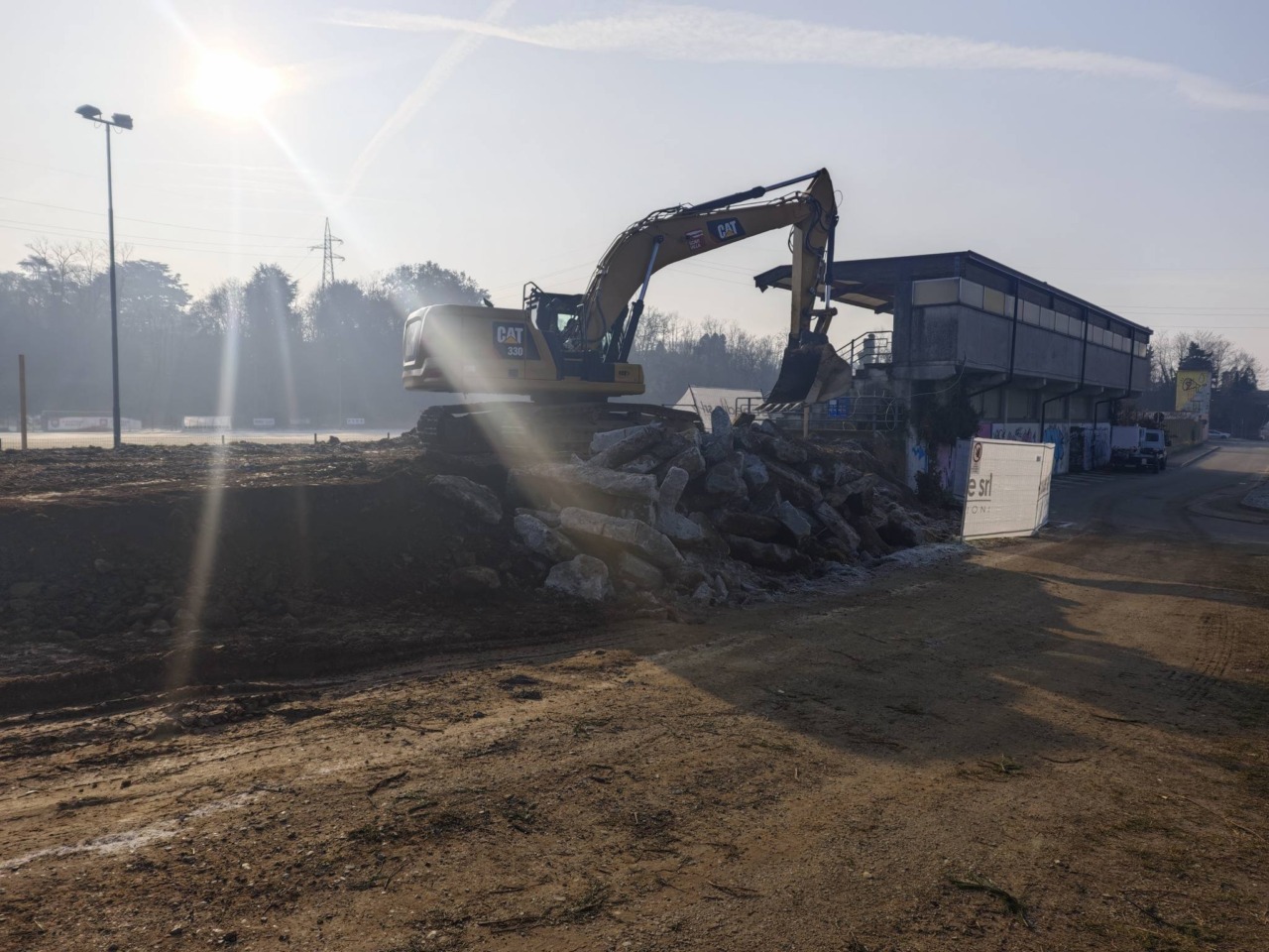 Al via i lavori al centro sportivo di Cernusco