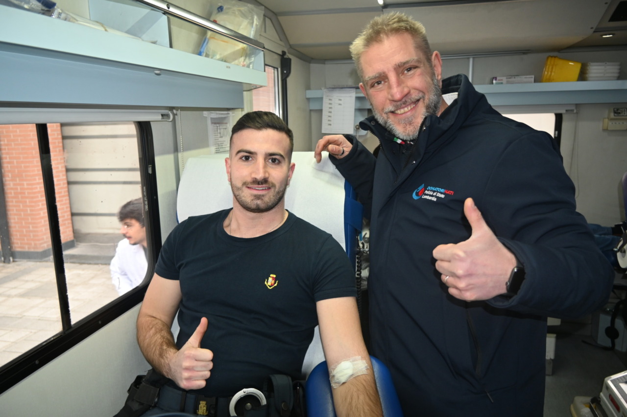 “Donazione olimpica” in Questura a Lecco