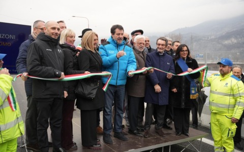 Inaugurato il Quarto Ponte: impegno anche per la corsia in uscita da Lecco