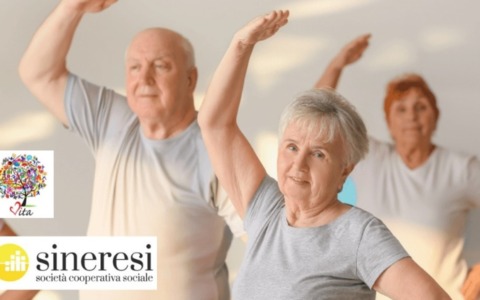 Corso di ginnastica dolce al centro sociale anziani Regina Teodolinda