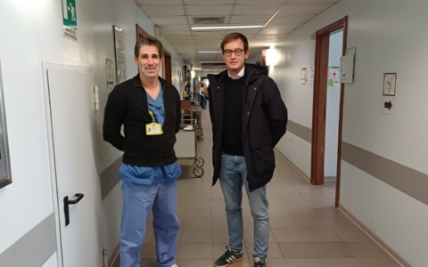 Visita a sorpresa del sindaco Mattia Salvioni al Pronto soccorso: “L’ospedale è vivo e lavora bene”