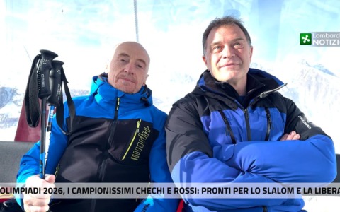 Antonio Rossi e Juri Chechi, ironia olimpica sulle nevi di Livigno IL VIDEO