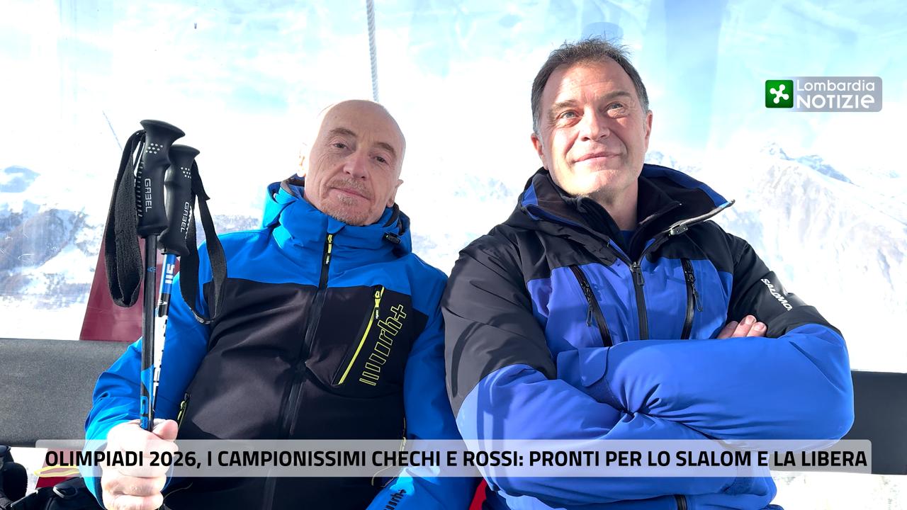 Antonio Rossi e Juri Chechi, ironia olimpica sulle nevi di Livigno IL VIDEO