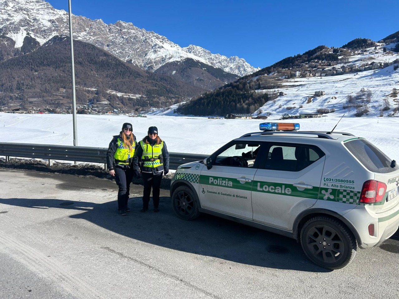 Olimpiadi Milano-Cortina 2026: super lavoro per la Polizia locale Alta Brianza