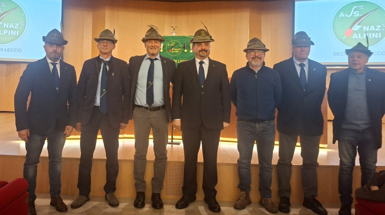 Emiliano Invernizzi confermato alla guida della Sezione di Lecco dell’Associazione Nazionale Alpini