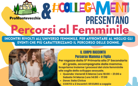 La ProMontevecchia parla alle giovani: al via “Corpo e Responsabilità”