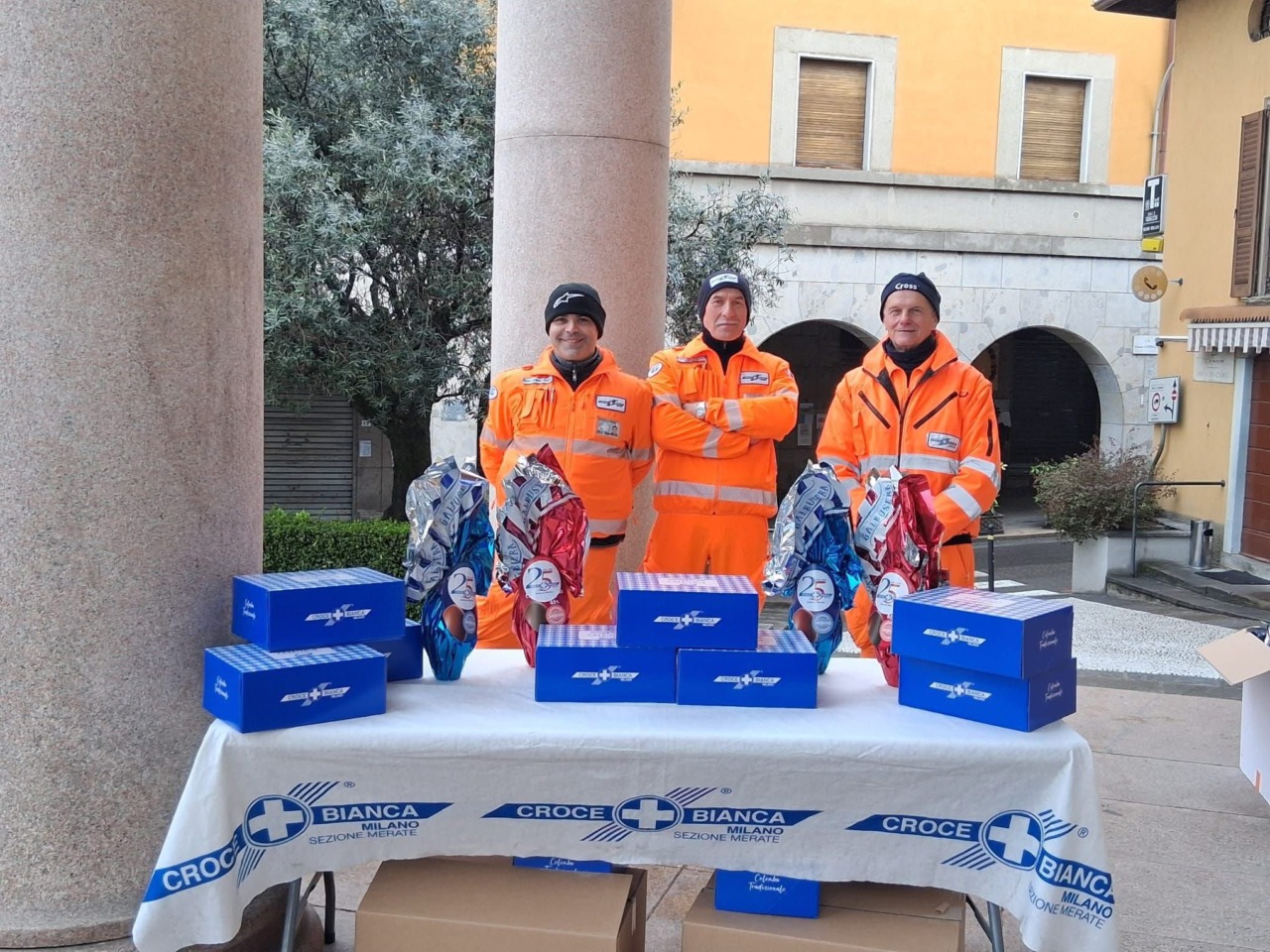 Croce Bianca di Merate: colombe e uova al cioccolato per una Pasqua solidale