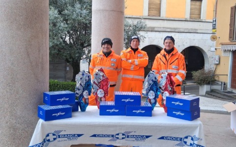 Croce Bianca di Merate: colombe e uova al cioccolato per una Pasqua solidale