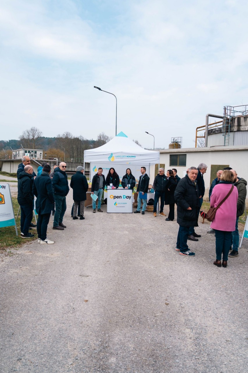 In 300 all’open day del depuratore di Nibionno in occasione della Giornata mondiale dell’acqua