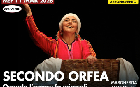 Margherita Antonelli al Manzoni con “Secondo Orfea”