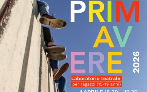 “Primavere 2026”: un città un laboratorio teatrale gratuito per i giovani