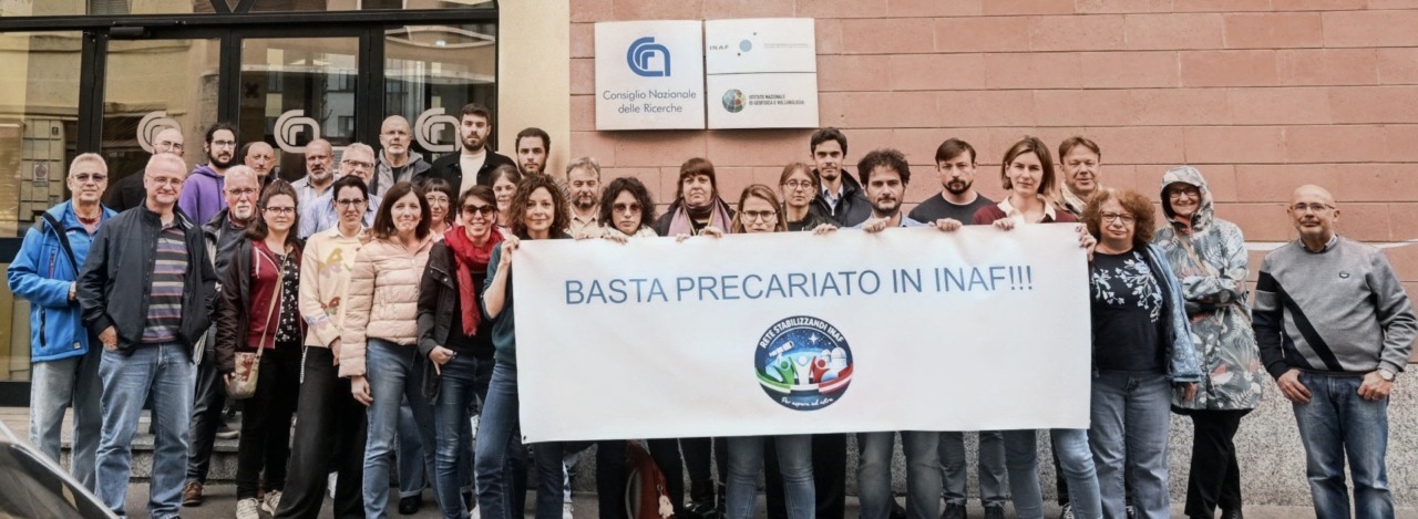 Basta al precariato, i ricercatori dell’Osservatorio manifestano