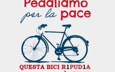 Questa Bici R1PUD1A la Guerra: anche il Meratese pedala per la Pace