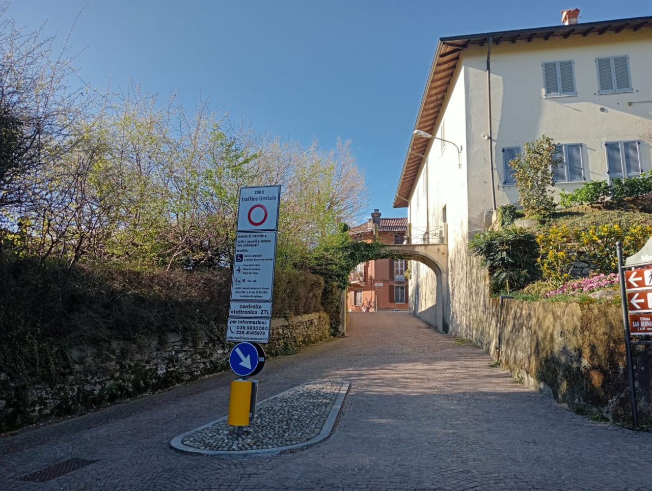 Ztl a Montevecchia: la sperimentazione con le telecamere è già cominciata