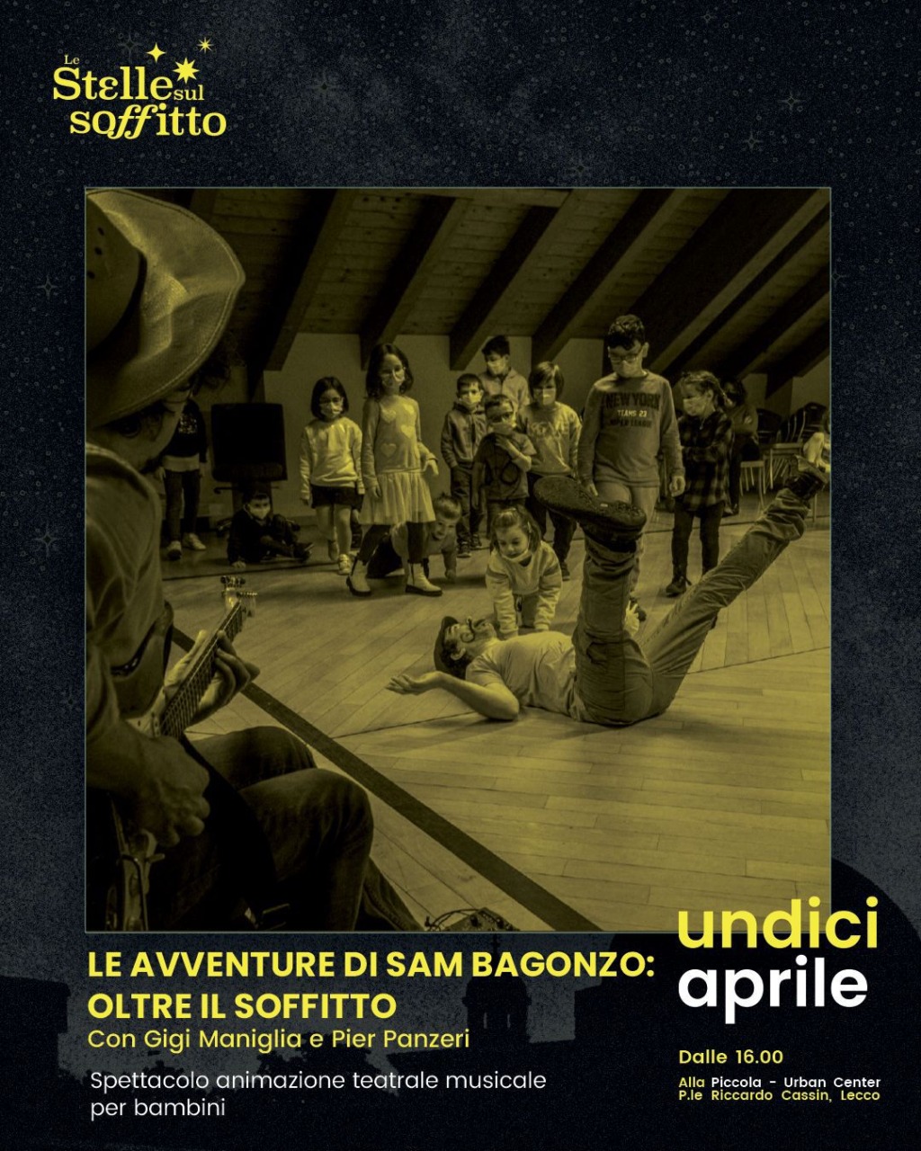 Le Stelle sul Soffitto: arte, musica e solidarietà per la Palestina