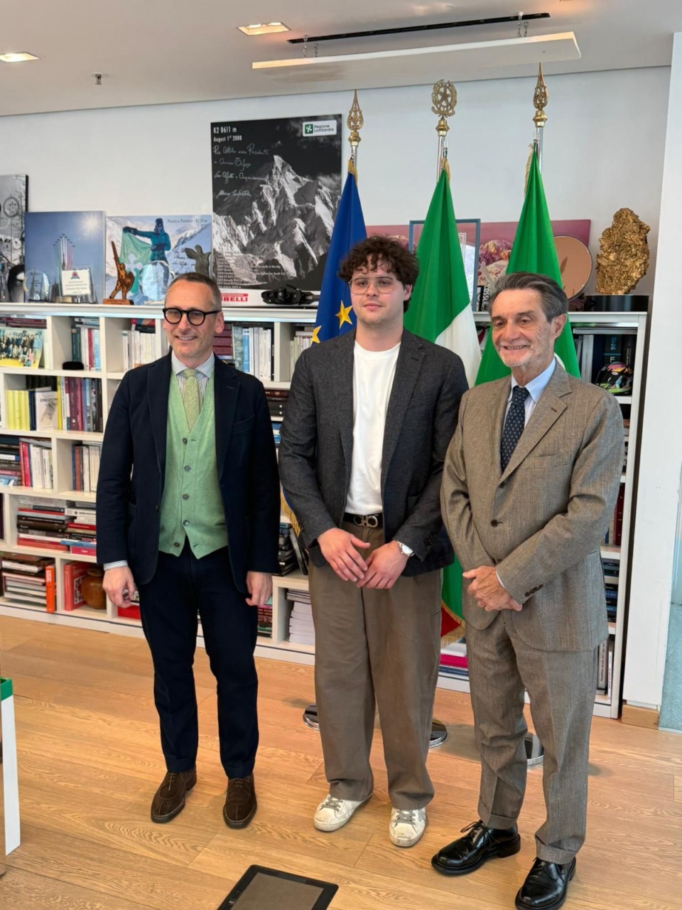 Matteo Canzi, campione di Masterchef, accolto in Regione Lombardia