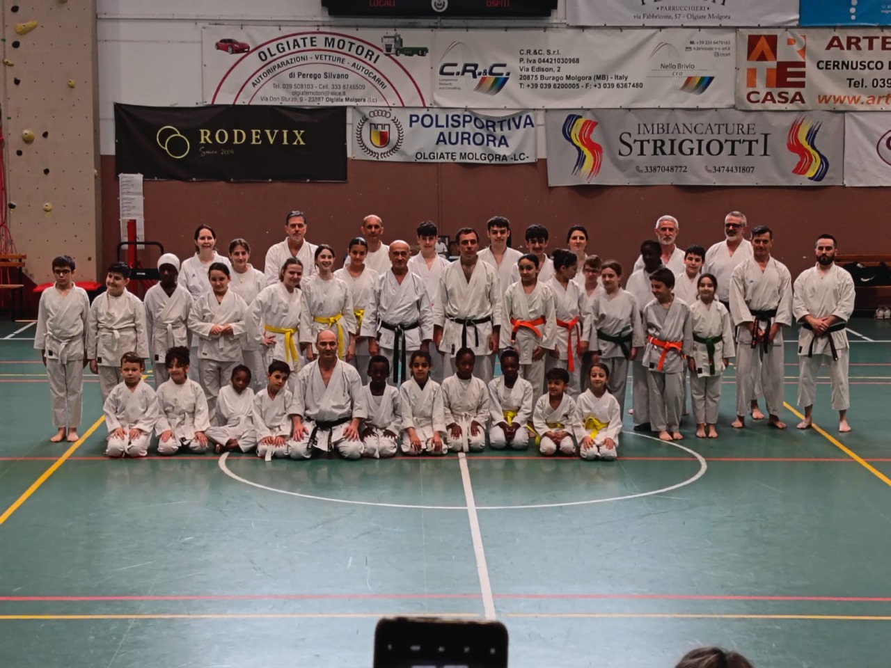 “Si fa karate!”: stage e esami al centro sportivo di Olgiate