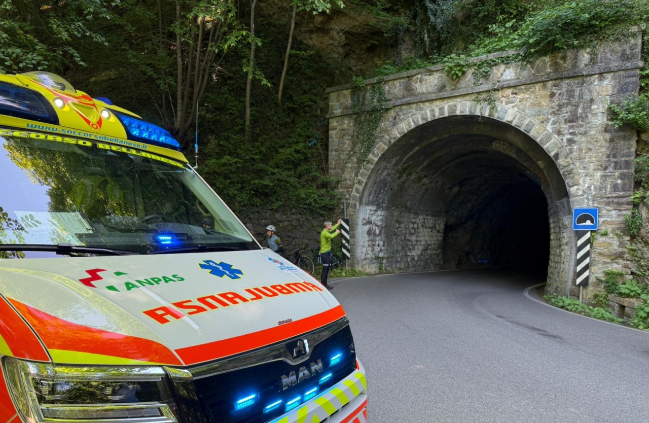 Incidente in Valsassina: investito un ciclista sulla Sp62