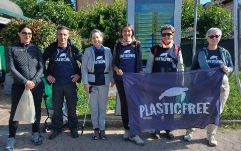 Plastic Free: raccolti 100 Kg di rifiuti a Merate
