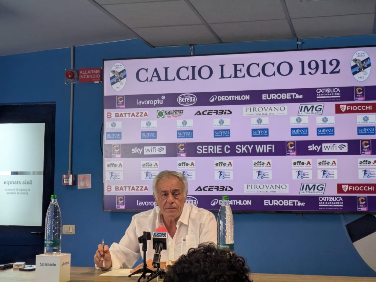 Calcio Lecco, il presidente rilancia: “Avanti con serietà”
