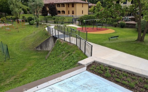 Riqualificato l’esterno del centro sportivo di Bulciago