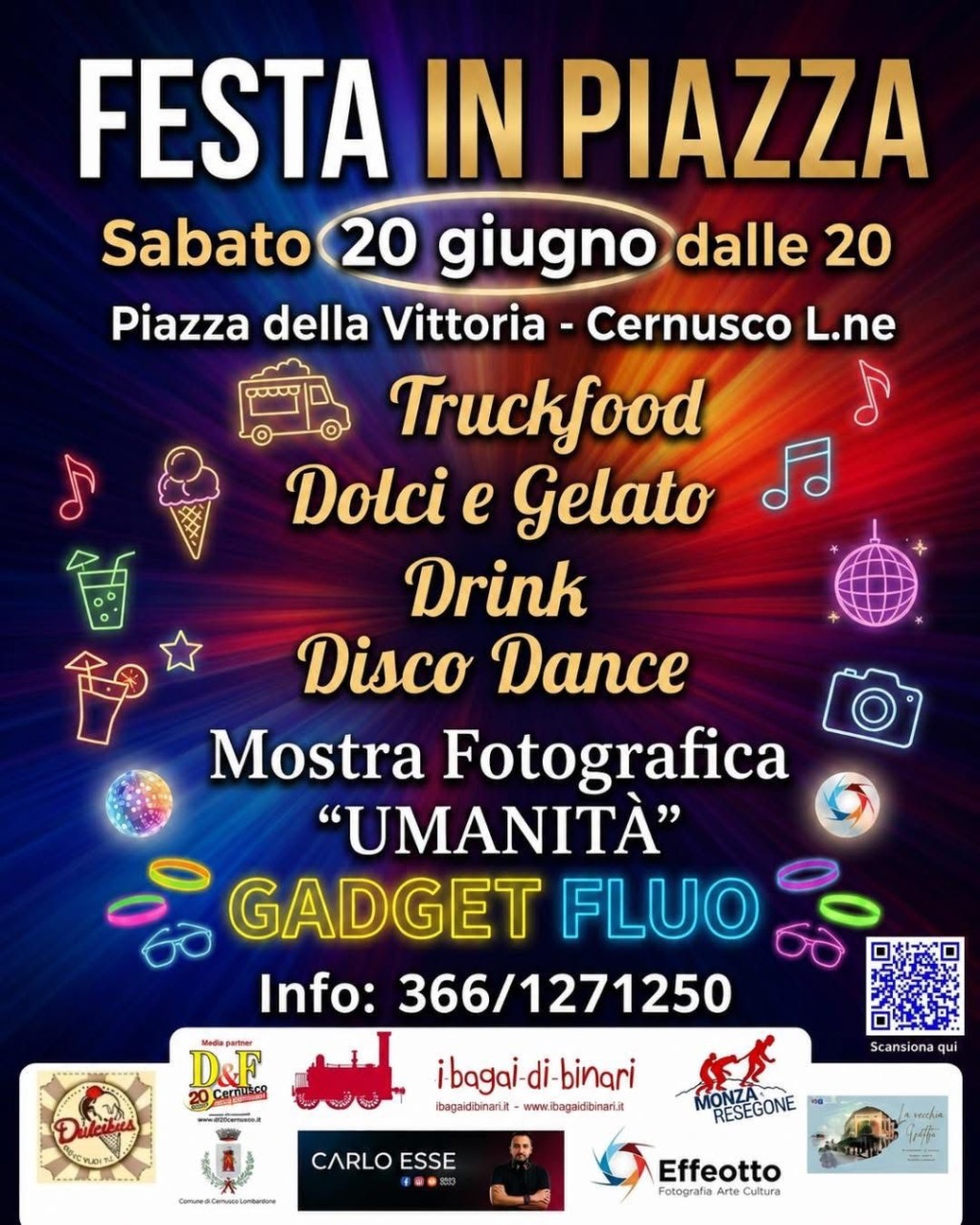 Cernusco Lombardone: sabato 20 giugno la “Festa in piazza”