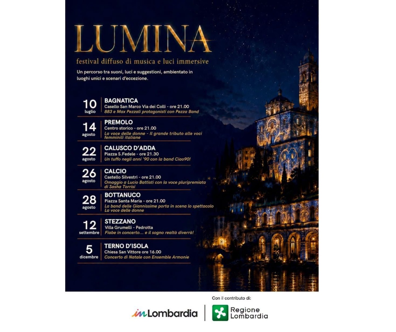 Magia ed emozioni con il festival “Lumina”