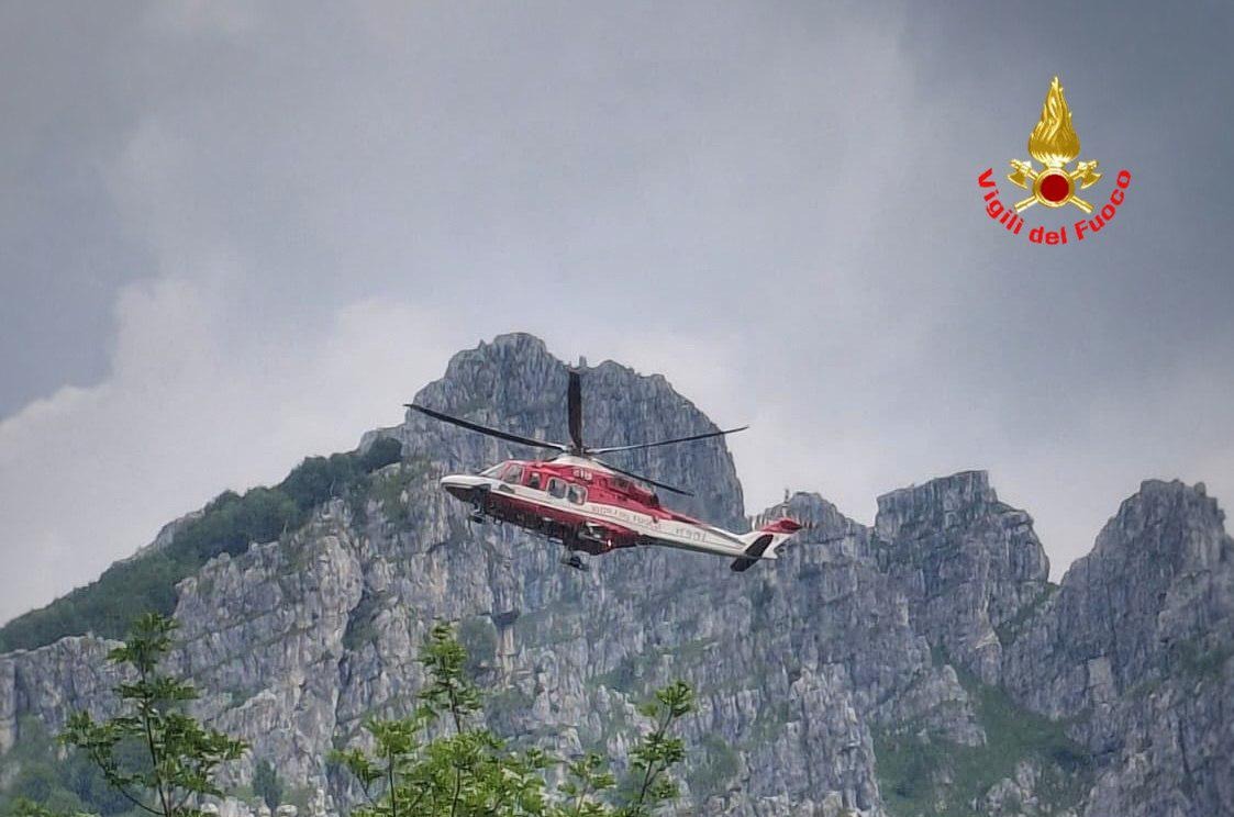 Giovane disperso in montagna, ricerche ancora in corso