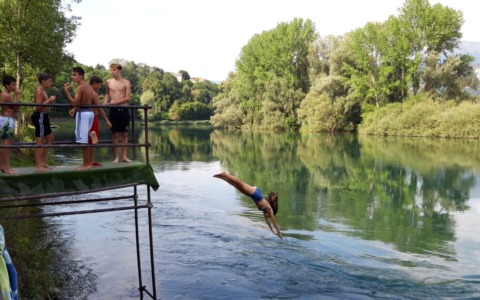 Rimosso il trampolino al Toffo, polemiche a Brivio