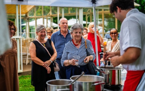 Una risottata in piazza per la Fabio Sassi