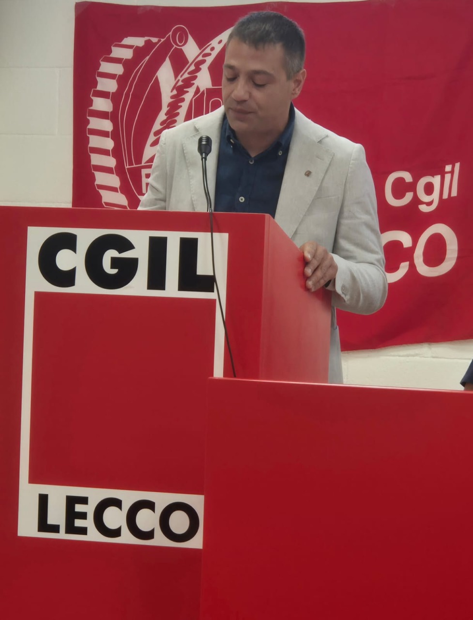 Fiom Cgil Lecco, Ivan Martorano è il nuovo  segretario generale