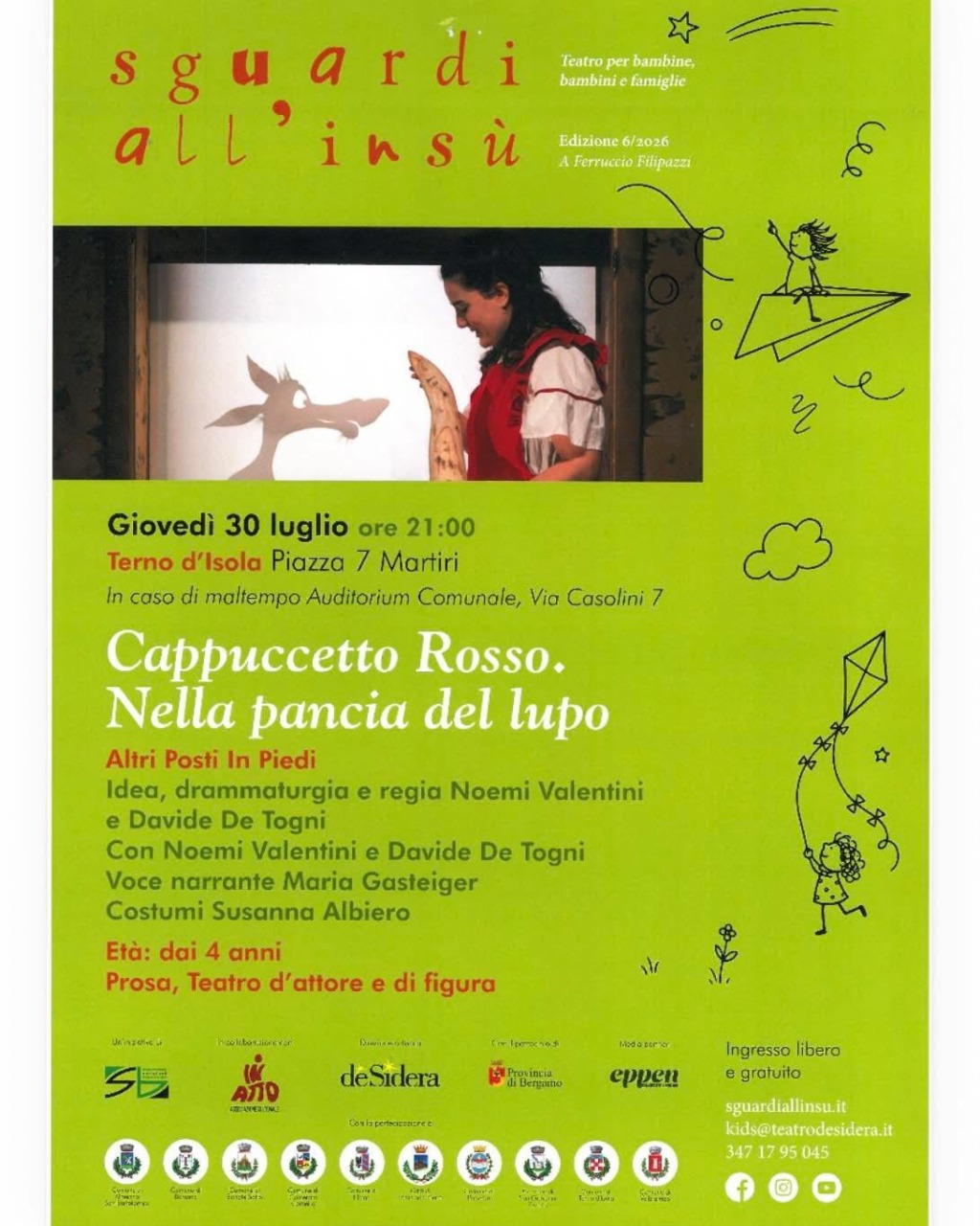 Terno d’Isola, una serata a teatro per tutta la famiglia