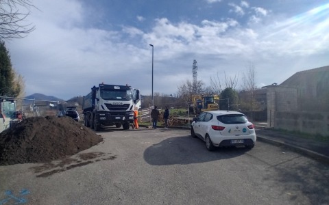 Olgiate: conclusi i lavori di potenziamento della rete fognaria e dell’acquedotto a San Zeno