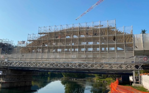 Ponte di Brivio, proseguono i lavori sulle tre campate: pausa estiva fino al 18 agosto