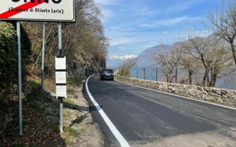 Incendio Moregallo, riapre la SP583 Lariana: strada tra Valmadrera e Bellagio nuovamente percorribile
